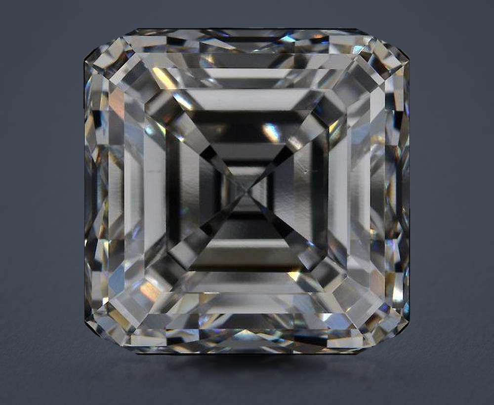 4.13ct E VS2 Rare Carat Ideal Cut Asscher Lab Grown Diamond