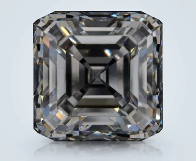 4.13ct E VS2 Rare Carat Ideal Cut Asscher Lab Grown Diamond