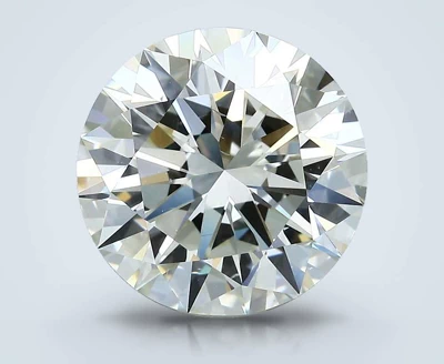 6.01ct K VS2 Rare Carat Ideal Cut Round Diamond