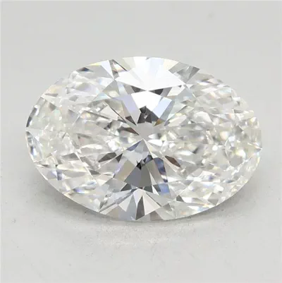2.04ct F VVS2 Rare Carat Ideal Cut Oval Lab Grown Diamond