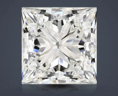 11.67ct F VVS2 Rare Carat Ideal Cut Princess Lab Grown Diamond