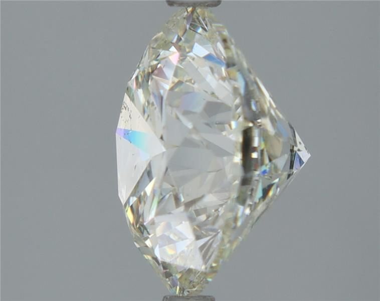4.13ct K SI2 Rare Carat Ideal Cut Round Diamond