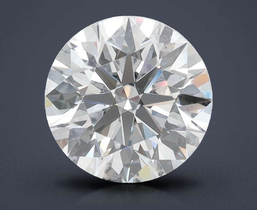 2.22ct E FL Rare Carat Ideal Cut Round Lab Grown Diamond