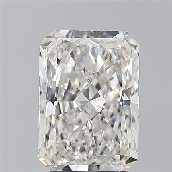 3.21ct H SI1 Rare Carat Ideal Cut Radiant Diamond