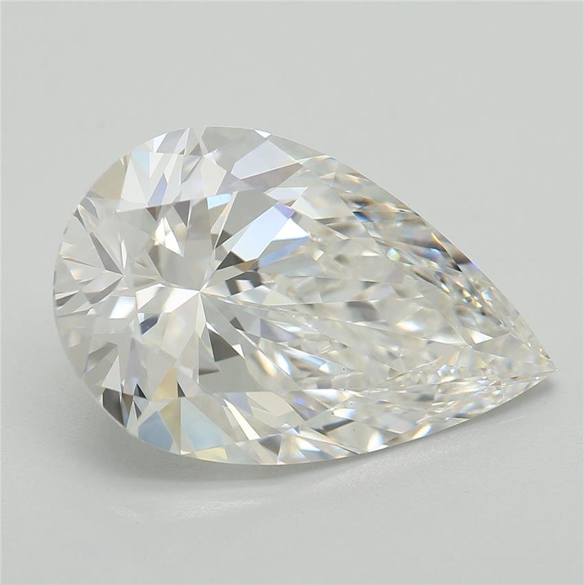 3.60ct F VS1 Rare Carat Ideal Cut Pear Lab Grown Diamond