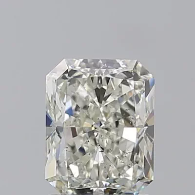 2.02ct J SI2 Rare Carat Ideal Cut Radiant Diamond
