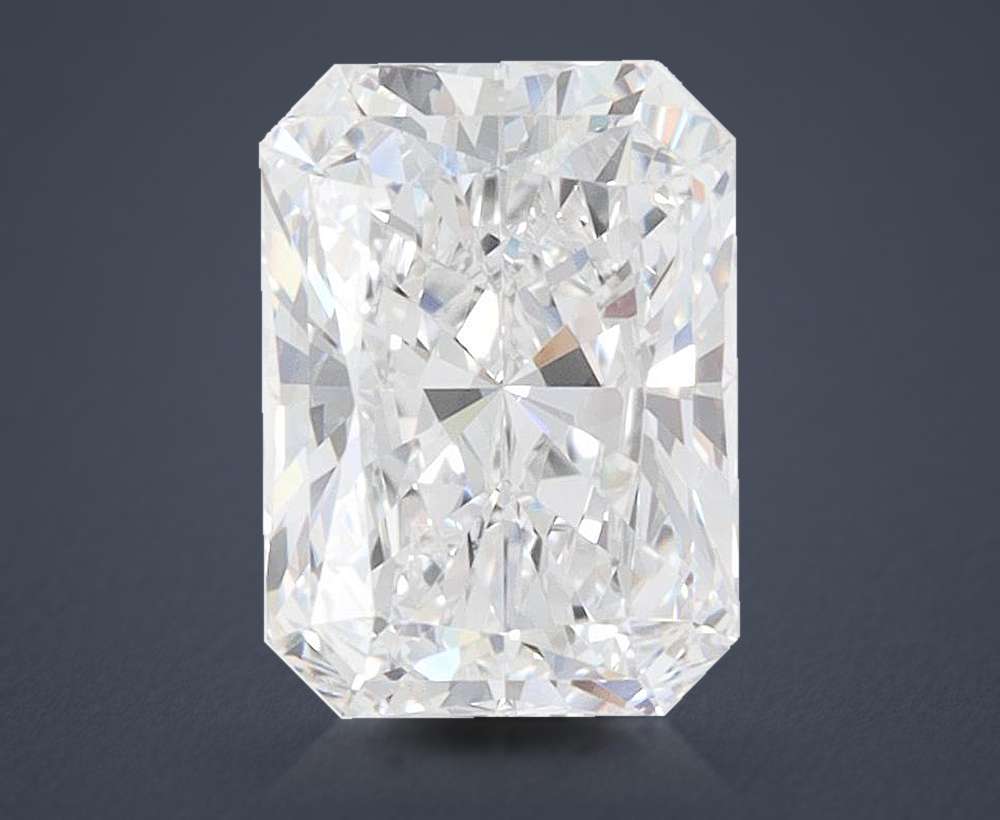 2.01ct D VVS1 Rare Carat Ideal Cut Radiant Lab Grown Diamond