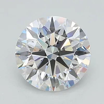 1.37ct D VVS2 Rare Carat Ideal Cut Round Lab Grown Diamond