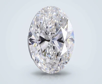 30.09ct F VS2 Rare Carat Ideal Cut Oval Lab Grown Diamond