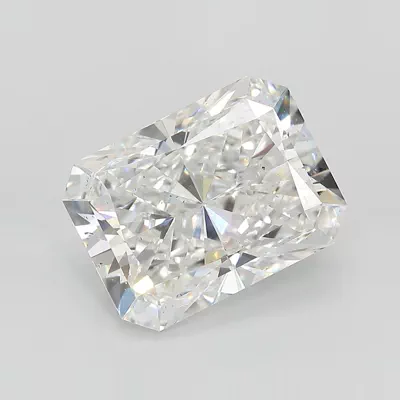 5.95ct E SI1 Rare Carat Ideal Cut Radiant Lab Grown Diamond