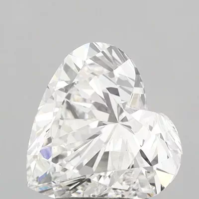 2.08ct E VS1 Rare Carat Ideal Cut Heart Lab Grown Diamond