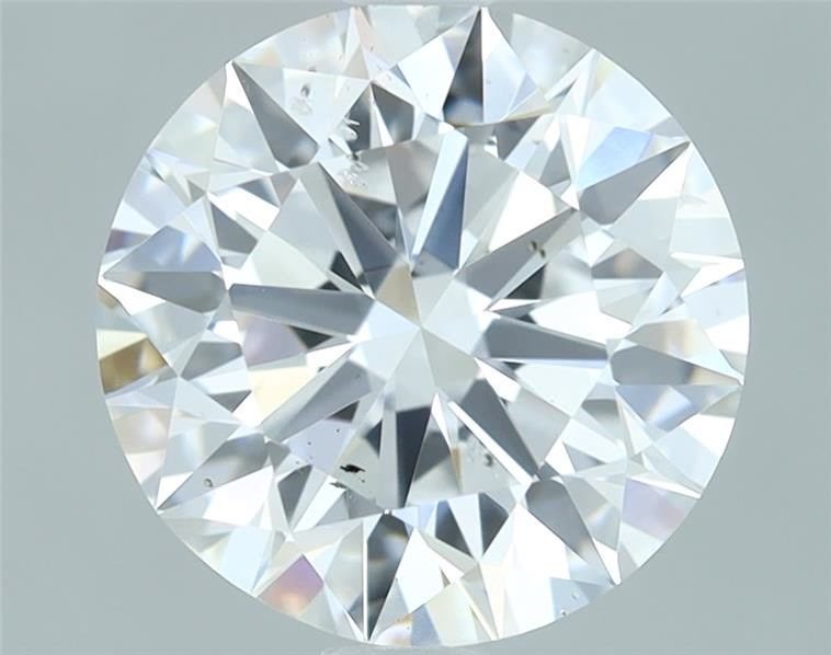 2.02ct D SI2 Rare Carat Ideal Cut Round Diamond