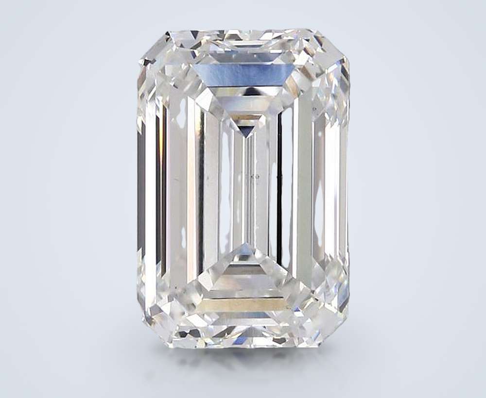 10.18ct F VS1 Rare Carat Ideal Cut Emerald Lab Grown Diamond