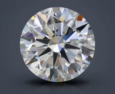 3.01ct D VS2 Excellent Cut Round Lab Grown Diamond