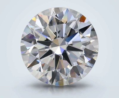 3.01ct D VS2 Excellent Cut Round Lab Grown Diamond