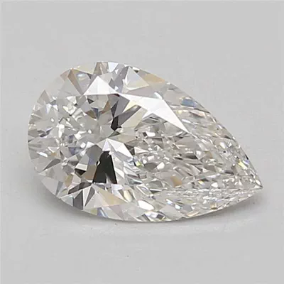 1.45ct E VVS2 Rare Carat Ideal Cut Pear Lab Grown Diamond