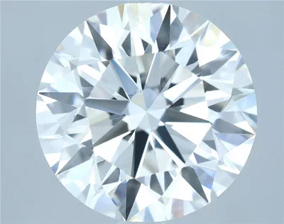 3.14ct G VVS2 Rare Carat Ideal Cut Round Diamond