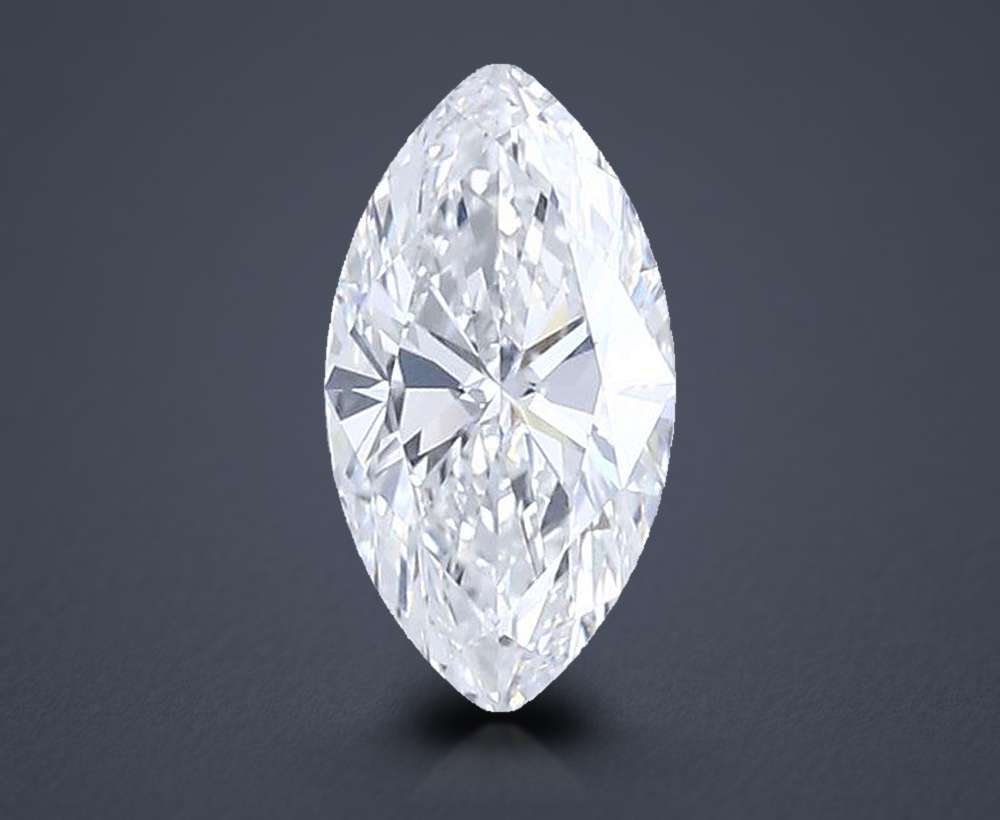 3.08ct E VVS2 Rare Carat Ideal Cut Marquise Lab Grown Diamond