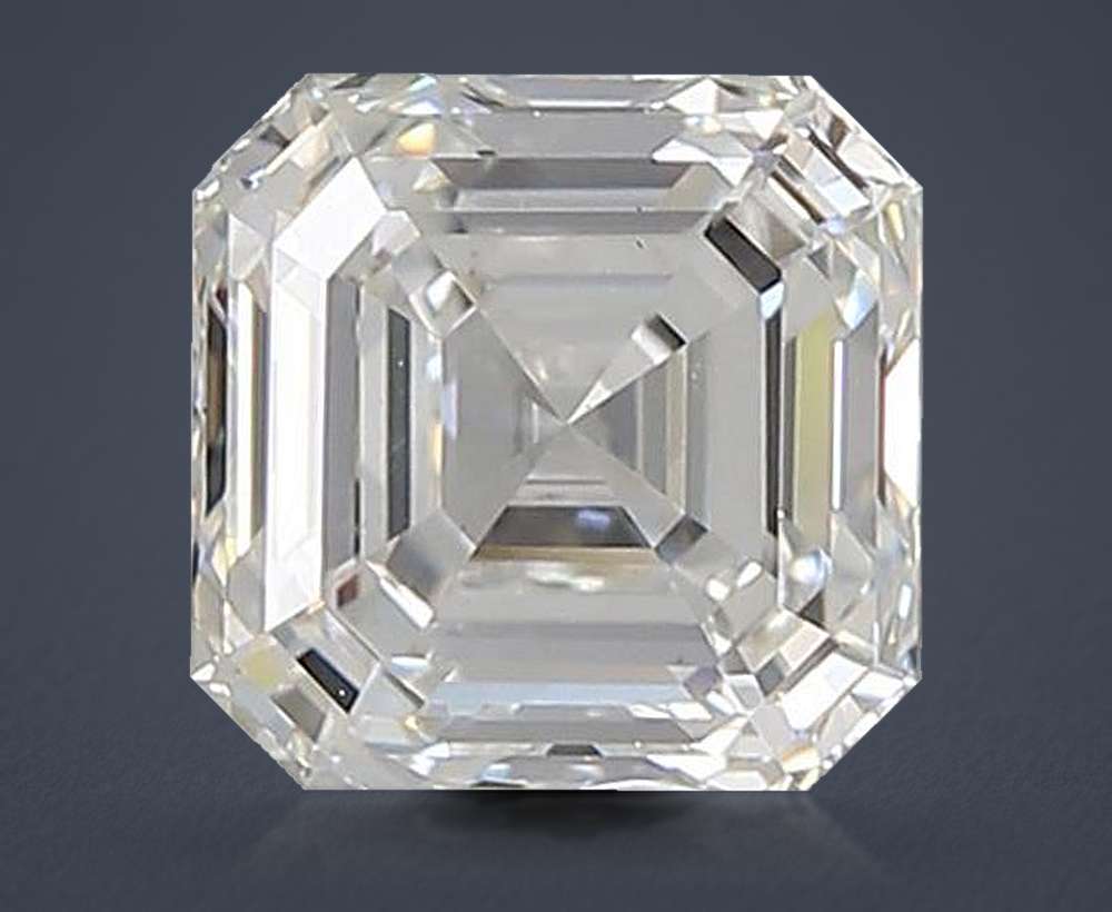 1.90ct D VS1 Rare Carat Ideal Cut Asscher Lab Grown Diamond