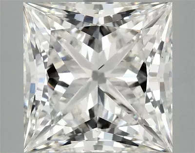 5.09ct G VS1 Rare Carat Ideal Cut Princess Lab Grown Diamond