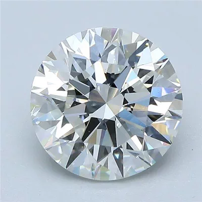 3.01ct H SI1 Rare Carat Ideal Cut Round Diamond