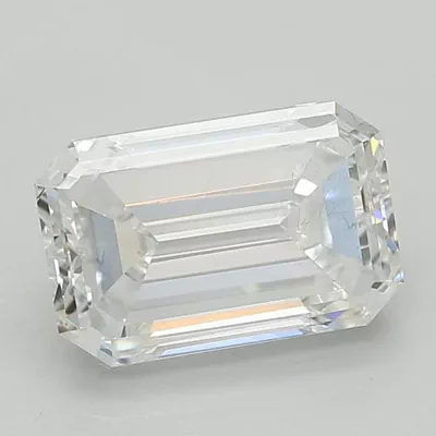 1.01ct D SI1 Very Good Cut Emerald Lab Grown Diamond