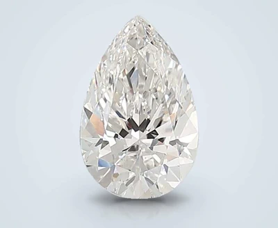 4.09ct F VS1 Rare Carat Ideal Cut Pear Lab Grown Diamond