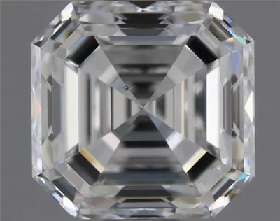 1.01ct E VS2 Very Good Cut Asscher Diamond