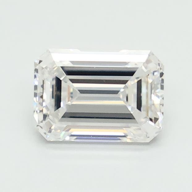 0.97ct D VVS1 Rare Carat Ideal Cut Emerald Lab Grown Diamond