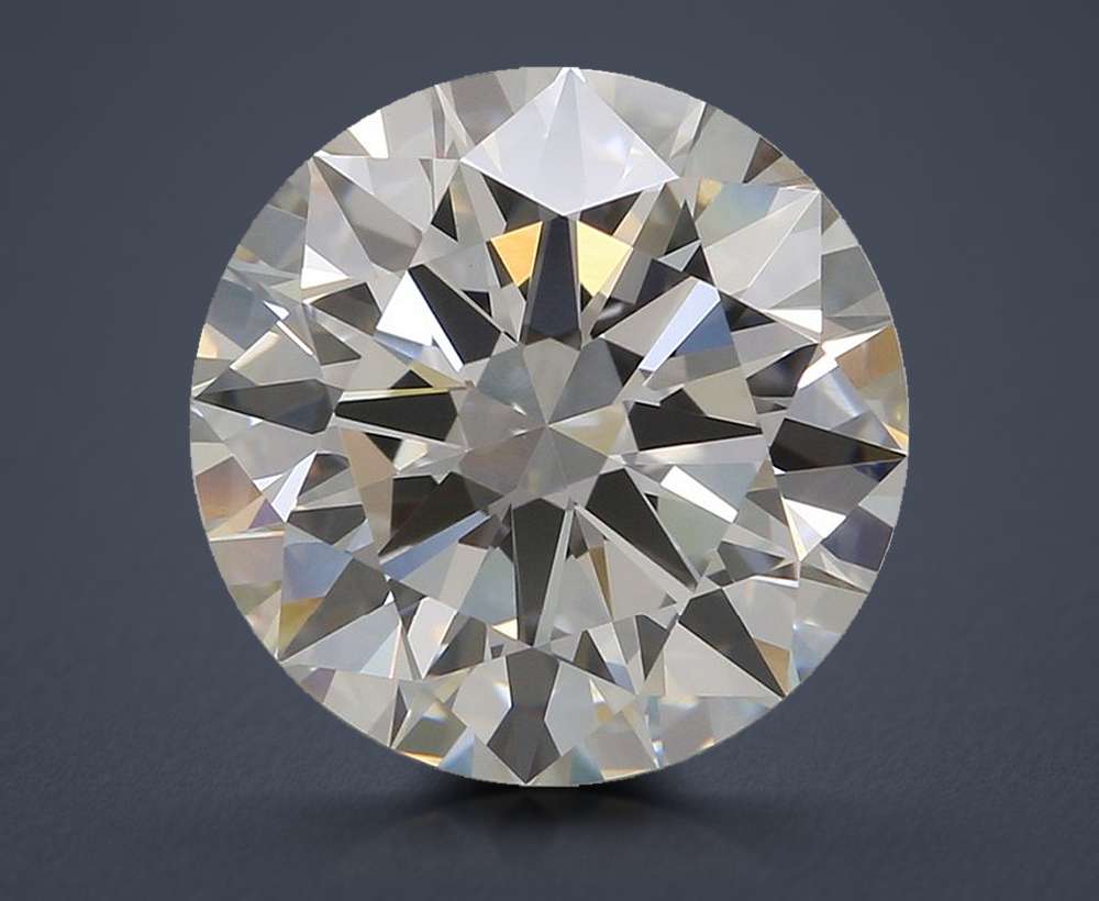 3.58ct F VVS2 Excellent Cut Round Lab Grown Diamond