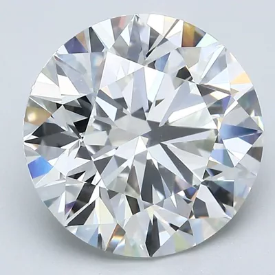 5.16ct H IF Rare Carat Ideal Cut Round Diamond