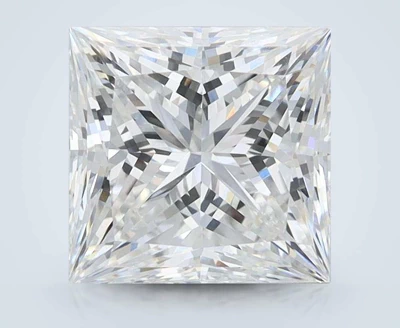 3.09ct E VVS2 Rare Carat Ideal Cut Princess Lab Grown Diamond