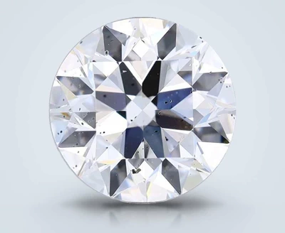 3.02ct D SI2 Excellent Cut Round Diamond