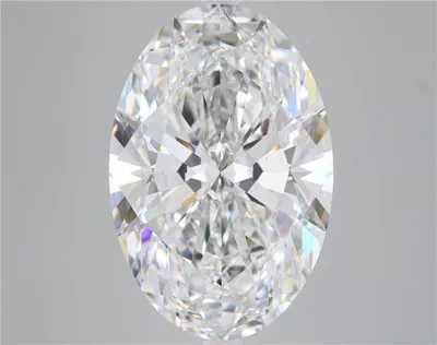 10.50ct F VS2 Rare Carat Ideal Cut Oval Lab Grown Diamond