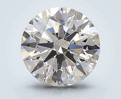 2.06ct D VS2 Rare Carat Ideal Cut Round Lab Grown Diamond