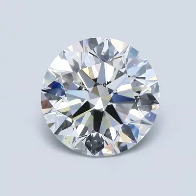 2.63ct F VS2 Rare Carat Ideal Cut Round Diamond