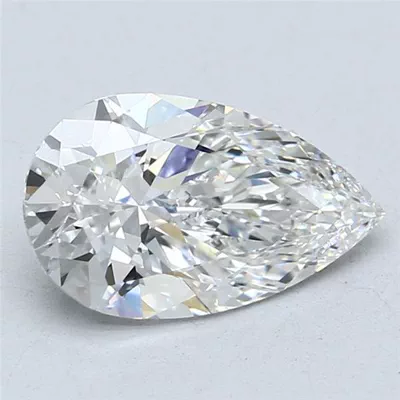 2.05ct E VS1 Rare Carat Ideal Cut Pear Lab Grown Diamond