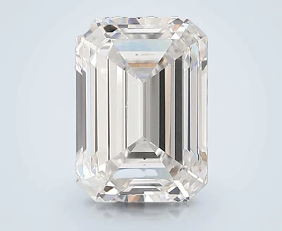 3.57ct E VS2 Rare Carat Ideal Cut Emerald Lab Grown Diamond