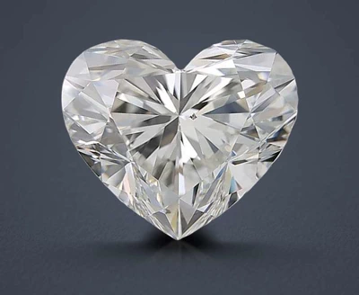 5.01ct I SI1 Rare Carat Ideal Cut Heart Diamond