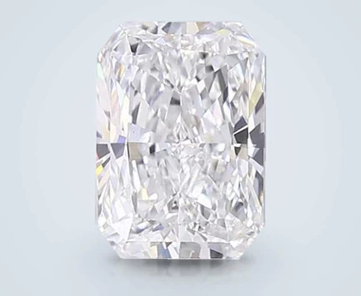 3.07ct E VS1 Rare Carat Ideal Cut Radiant Lab Grown Diamond