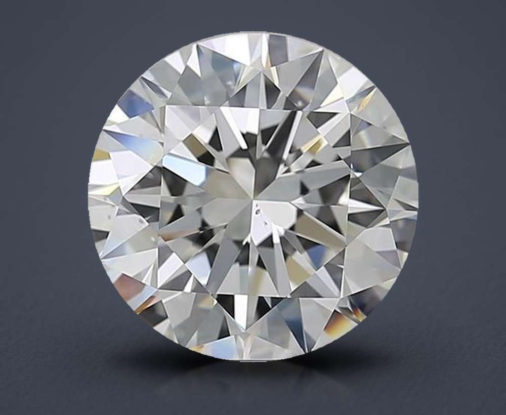 5.01ct H VS2 Rare Carat Ideal Cut Round Diamond