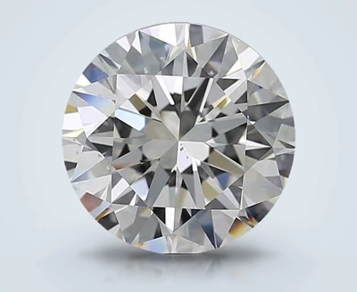 5.01ct H VS2 Rare Carat Ideal Cut Round Diamond