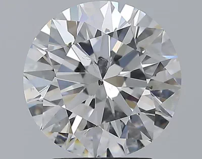 3.01ct E SI2 Rare Carat Ideal Cut Round Diamond