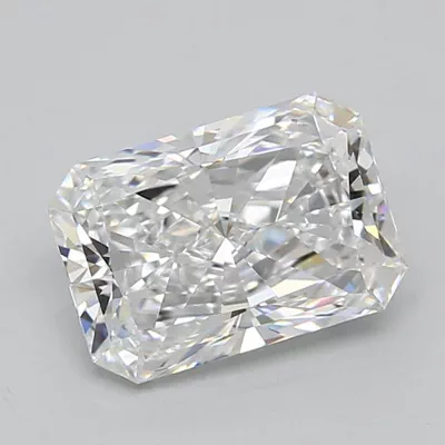 2.01ct D VVS1 Very Good Cut Radiant Lab Grown Diamond
