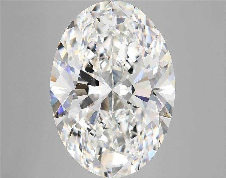 10.19ct F VVS2 Rare Carat Ideal Cut Oval Lab Grown Diamond