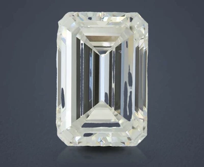 10.22ct F VVS2 Rare Carat Ideal Cut Emerald Lab Grown Diamond