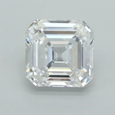1.37ct D VVS2 Rare Carat Ideal Cut Asscher Lab Grown Diamond
