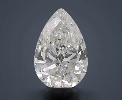 1.71ct F SI2 Rare Carat Ideal Cut Pear Diamond