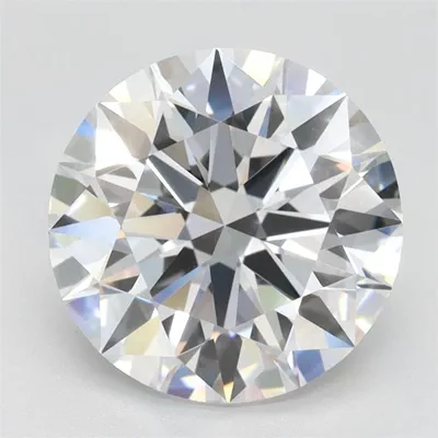 3.00ct D IF Rare Carat Ideal Cut Round Lab Grown Diamond