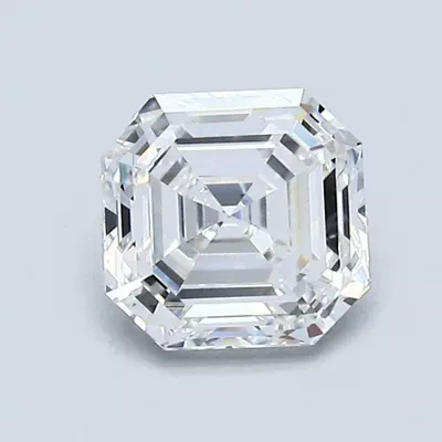1.12ct H VS1 Rare Carat Ideal Cut Asscher Diamond